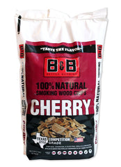 B&B Charcoal Inc B&B Charcoal Cherry Wood Smoking Chips 180 cu. in. - Case of: 1 C00126-B