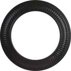 Imperial #bm0096 8" 24ga Black Collar Steel Matte
