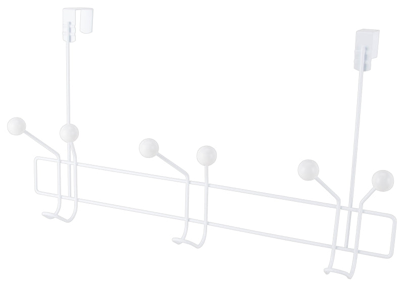 Manufacturers Direct SS-HG3-50-PE-3L Door Garment Hook, White