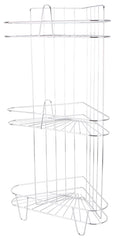 Simple Spaces SS-SC3-29-CH-3L Shower Caddy Silver