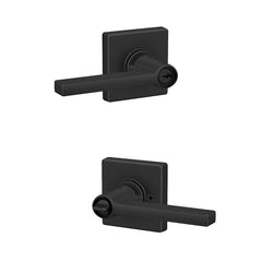 Schlage Lock Company J54SOL622COL Solstice Lever, Matte Black J54SOL/SQR622