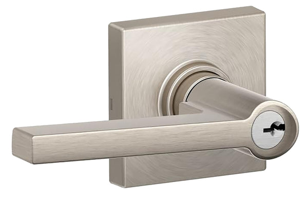SCHLAGE Lock Company J54SOL619COL Solstice Lever, Satin Nickel