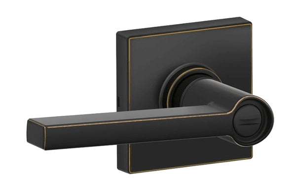 Schlage J40SOL716COL Solstice Privacy Door Lever Set with Decorative Colton Trim from The J-Series