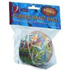 ACCO Rubber Band Ball, 270 Bands per Ball, Assorted Colors (A7072153)