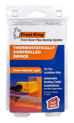 Frost King 099000 Self-Regulating Thermostat for Heat Cable Kits , Black