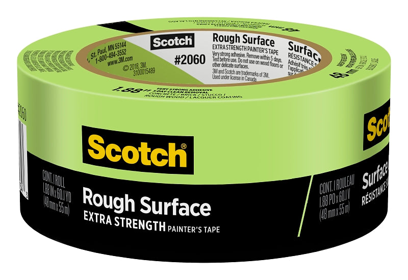 Scotch Rough Surface Painter's Tape 2 Inch Wide, 1 Roll