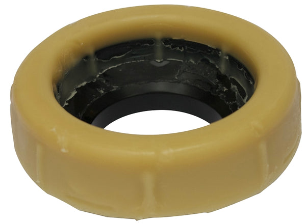 Plumb Pak K836-2 Extra Thick, Jumbo Toilet Wax Gasket, for Use with 3 in Or 4 in Waste Lines