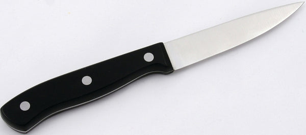 Chef Craft Select Stainless Steel Paring Knife, 12 in L x 3-1/2 in W x 3/4 in H, Black 21666