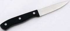 Chef Craft Select Stainless Steel Paring Knife, 12 in L x 3-1/2 in W x 3/4 in H, Black 21666