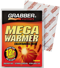 Grabber Mega Warmers, 18+ Hours Maximum Heat- 1 Count , 1.9 Ounce Mwes