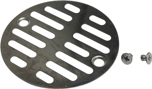 Plumb Pak PP825-50 Shower Drain Grid, Chrome Plated, 3-5/16"