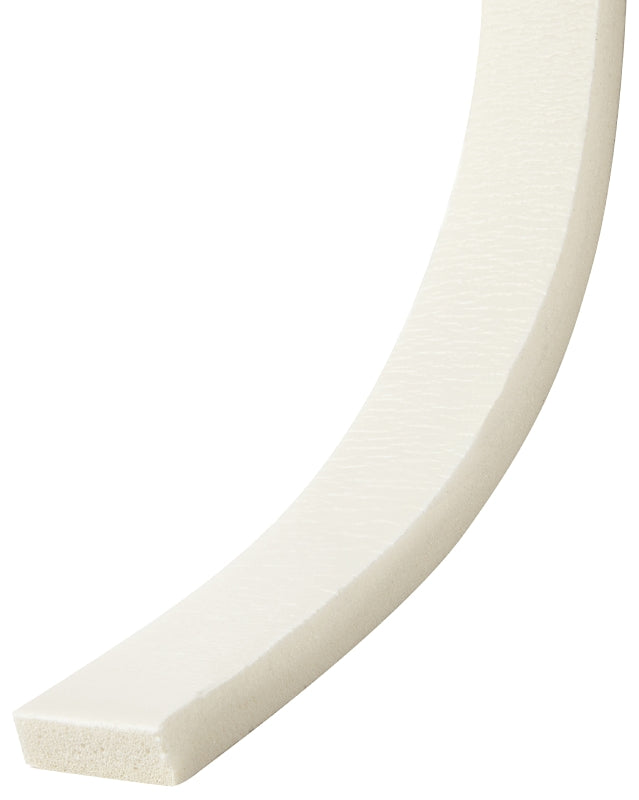 Frost King R516WH Rubber Foam Tape, 1-1/4in Wide x 7/16in Thick x 10ft Long, White