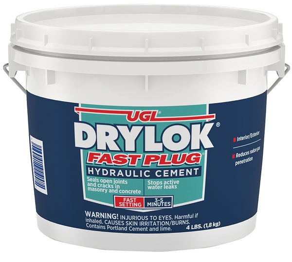 DRYLOK 00917 Cement Hydraulic Waterproof, 4-Pound, Gray