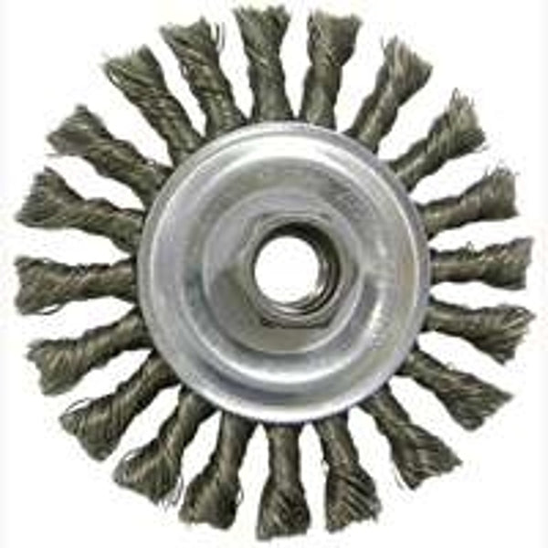 Weiler Corporation 4in Twist Knot Wheel Brash Cars 36055