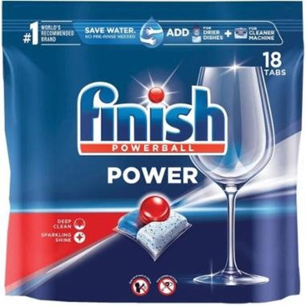 Finish Power - 18ct - Dishwasher Detergent - Powerball - Dishwashing Tablets - Dish Tabs 51700-99666