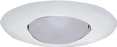 HALO 301P Recessed Ceiling Light Open Splay Trim, White, 6 inch