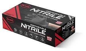 Boss B21051 4 Mil Black Nitrile Disposable Gloves 100pk