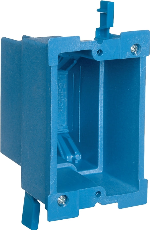 Carlon BH118R Outlet Box, Old Work, 1 Gang, 3-7/8-Inch Length by 2-3/8-Inch Width by 3-5/8-Inch Depth, Blue