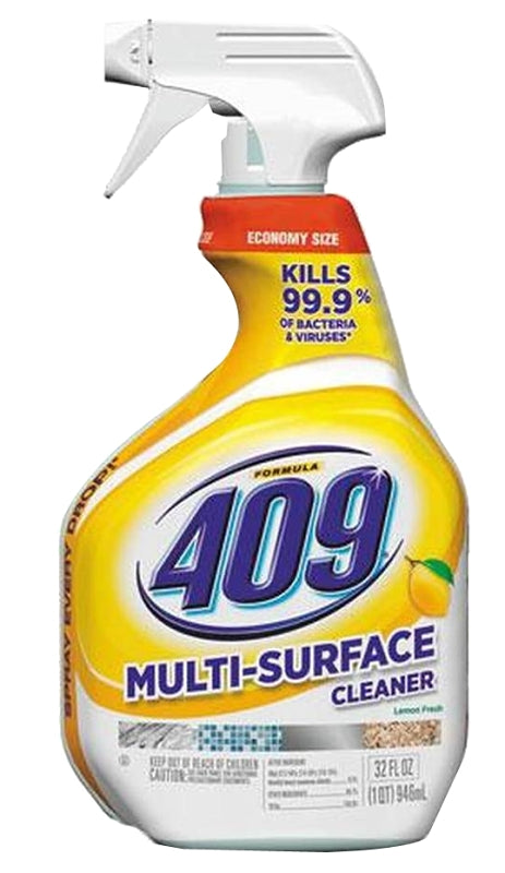 Formula 409 Multi-Surface Cleaner, Spray Bottle, Lemon Fresh, 32 Fluid Ounces (Package May Vary) 30954