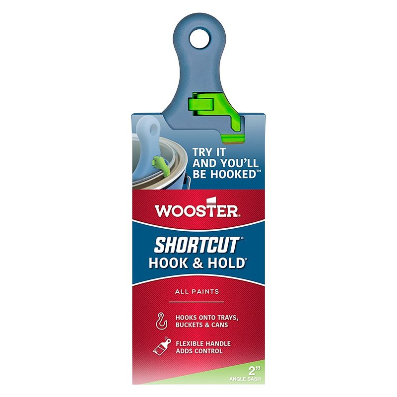 Wooster 2 in. Shortcut Hook & Hold Polyester Angle Sash Brush 0H32210020