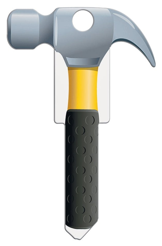 Lucky Line Key Shapes, Hammer, House Key Blank SC1, 1 Key (B122S)