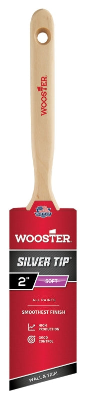 Wooster Brush 5221-2 Silver Tip Angle Sash Paintbrush, 2-Inch, 2 Inch