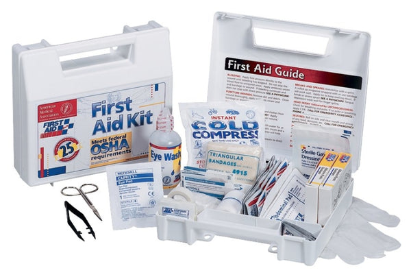 First Aid Only 223-U 25 Person Bulk First Aid Kit, 106-Piece Kit, White