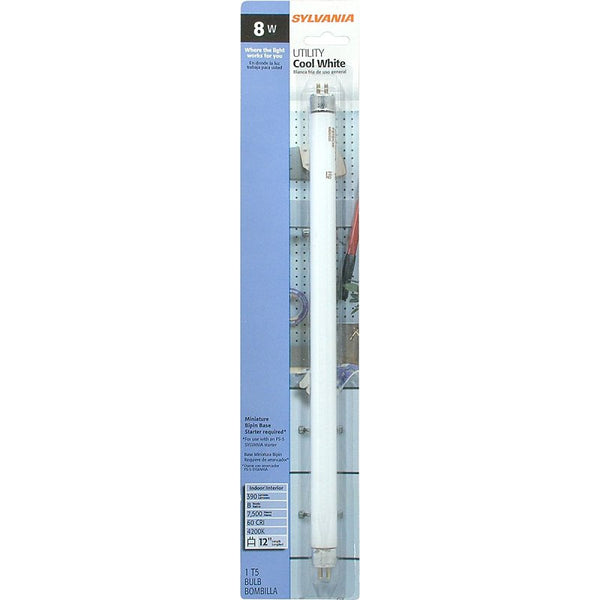 Sylvania 20834 - F8T5CW/BL/1/6 Straight T5 Fluorescent Tube Light Bulb
