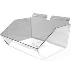 SOUTHERN IMPERIAL RPDMP-129555 Hybrid Styrene Double Wide Visi-Bin, 5-1/2" x 12" x 9-1/2", Clear