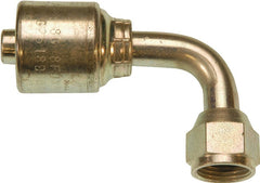 Gates G25180-1616 Hydraulic Coupling Crimp x JIC 90 deg Steel
