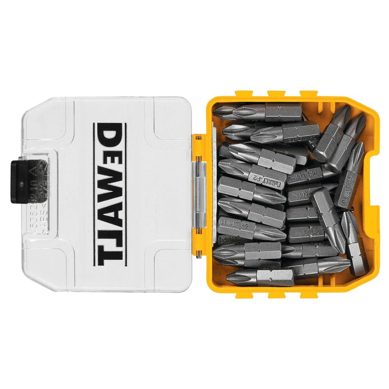 DEWALT Screwdriver Set, Phillips #2, 1-Inch, 30-Piece (DWAF2002B30), Yellow