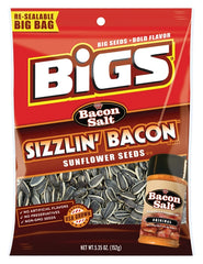 BIGS Sizzlin' Bacon Sunflower Seeds, Keto Friendly Snack, Low Carb Lifestyle, 5.35 oz Bag 500917