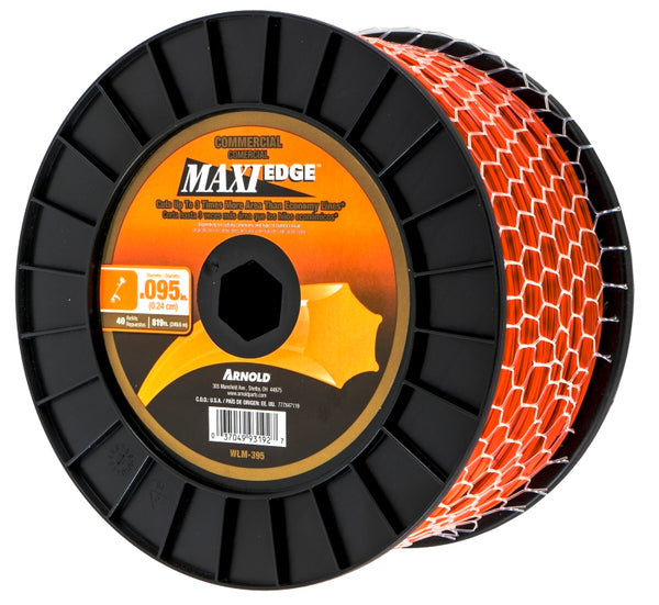 Arnold Maxi-Edge .095-Inch x 819-Foot Commercial Grade String Trimmer Line WLM-395