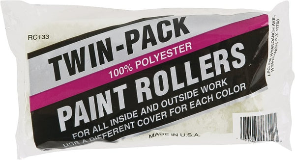 Linzer Products Rc 133-0900 3/8" X 9" Polyester Economy Twin Pack Roller Covers 2 Pack RC133/26-807