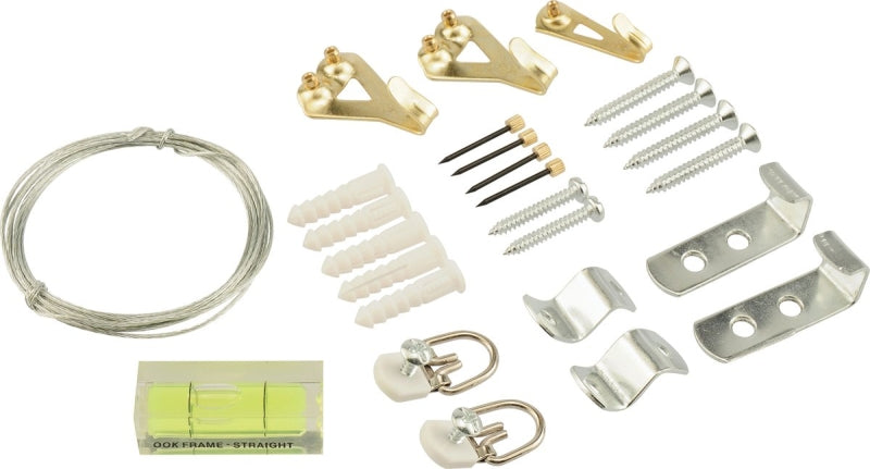 OOK 50973 Series Mirror Hang Value Pack, Gold