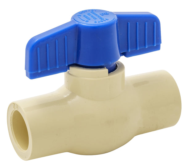 B&K Industries Mueller Ball Valve Cpvc Quarter Turn 1/2 " X 1/2 " Large 107-123/HN