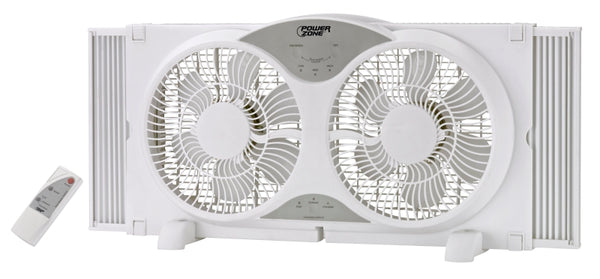 Homebasix Fan Window Twin 2-Speed 9in BP2-9A