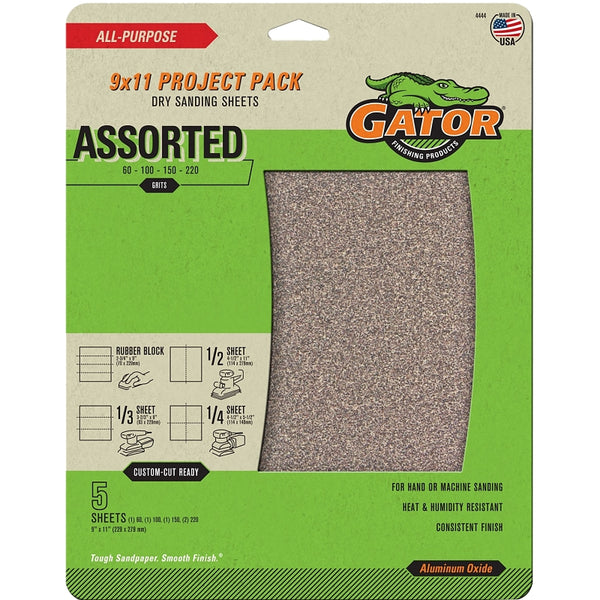 ALI INDUSTRIES 4444 Multi-Surface Sanding Sheet, 9" x 11"