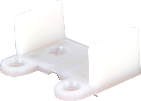 Prime-Line Products N 6565 Prime Line Universal Door Guide, 1-5/16 in L X 1-7/16 in W X 3/4 in D, Plastic, quot, Mill