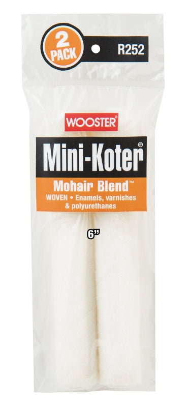 Wooster Brush R252-6 Mini-Koter Mohair 6-Inch, 2-Pack