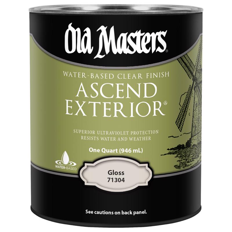 Old Masters Ascend Water-Based UV Protective Finish (1, Quart-Gloss Finish)