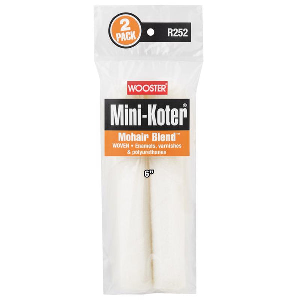 Wooster Brush R252-6 Mini-Koter Mohair 6-Inch, 2-Pack