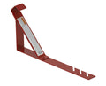 Guardian Fall Protection 2501Q Adjustable Heavy Duty Bracket, for Use with 12/12 Pitch Roofs, 45 Deg Fixed Angle, 10 Inch