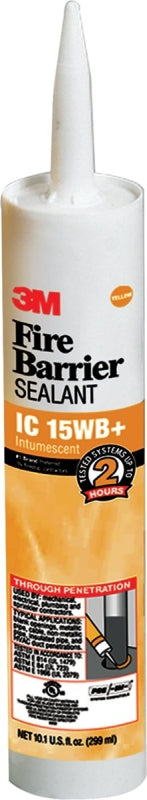 3M Company IC 15WB 10.1-Ounce Fire Caulk, fl oz, Yellow