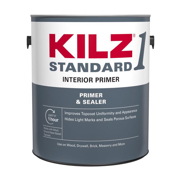 Kilz L201111- Standard Water-Based Acrylic Primer, 1 Gallon (Pack of 4)