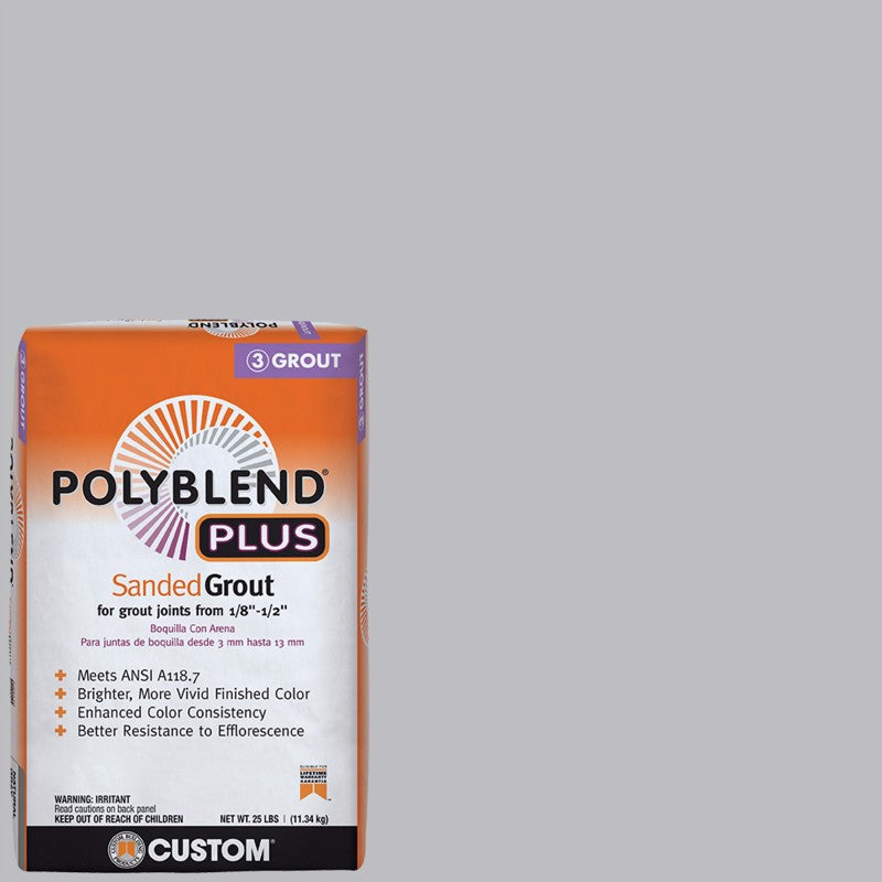 Grout Customs Plus Sanded 25LB Bag (Platinum 115)