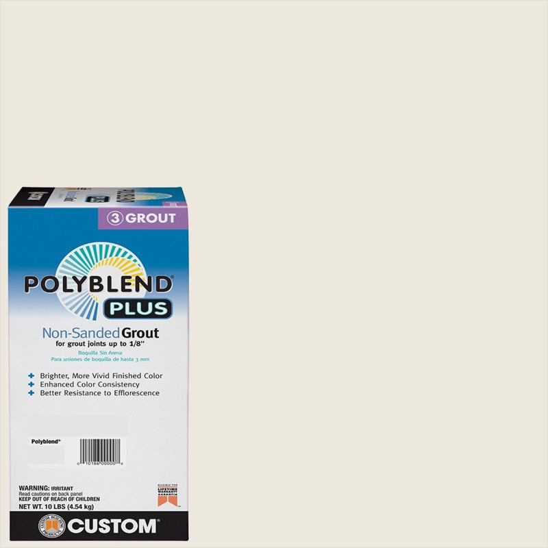 Grout Customs POLYBLEND Plus Non Sanded (Bright White 381)