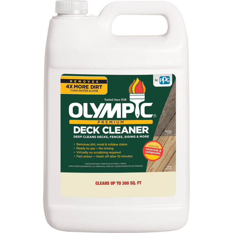 OLYMPIC/PPG ARCHITECTURAL FIN 52125A/01 GAL LIQ Deck Cleaner, 1 Count (Pack of 1), 16 Fl Oz