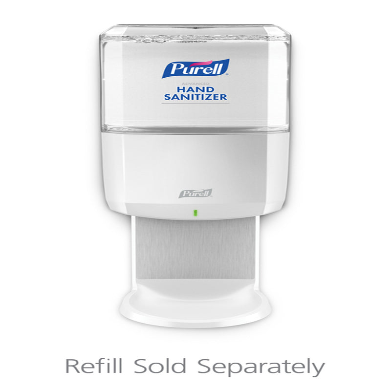 Purell 642001 ES6 Touch Free Hand Sanitizer Dispenser, Plastic, 1200 mL, White