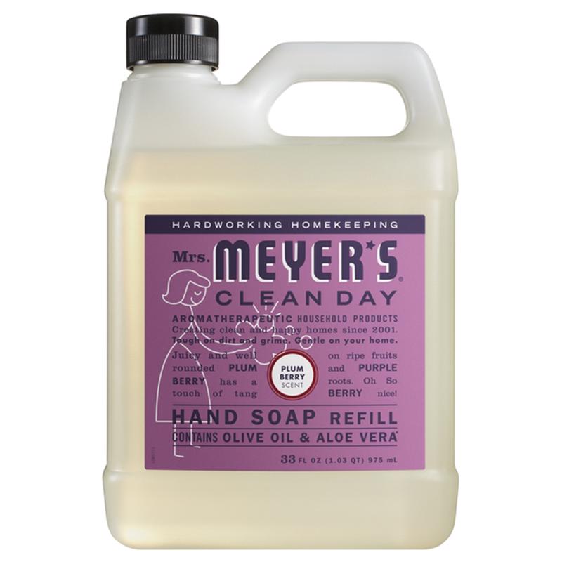MRS. MEYER'S CLEAN DAY Plum Berry Scent Hand Soap Refill 33 oz. - Total Qty: 6 (6-Pack)